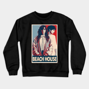 Retro Beach Music Crewneck Sweatshirt